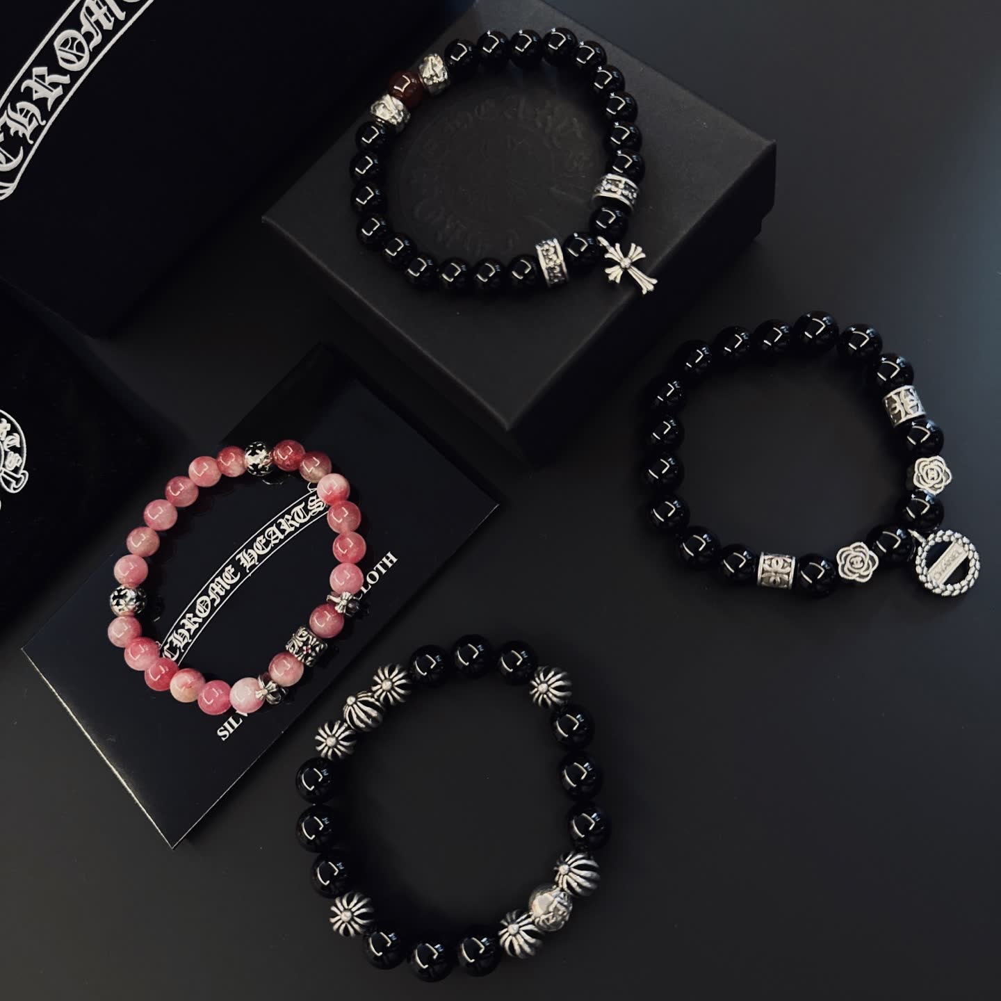 Chrome Hearts Beaded Bracelets Set
